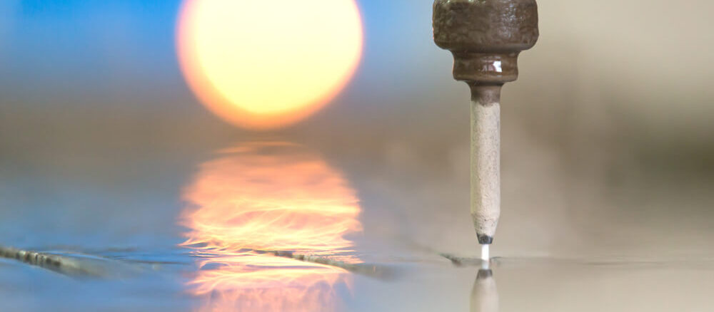 cięcie metalu wodą